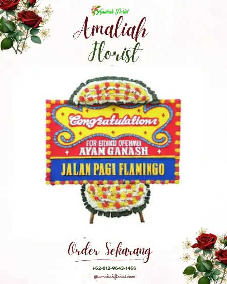 Sewa Papan Bunga Puluhan
